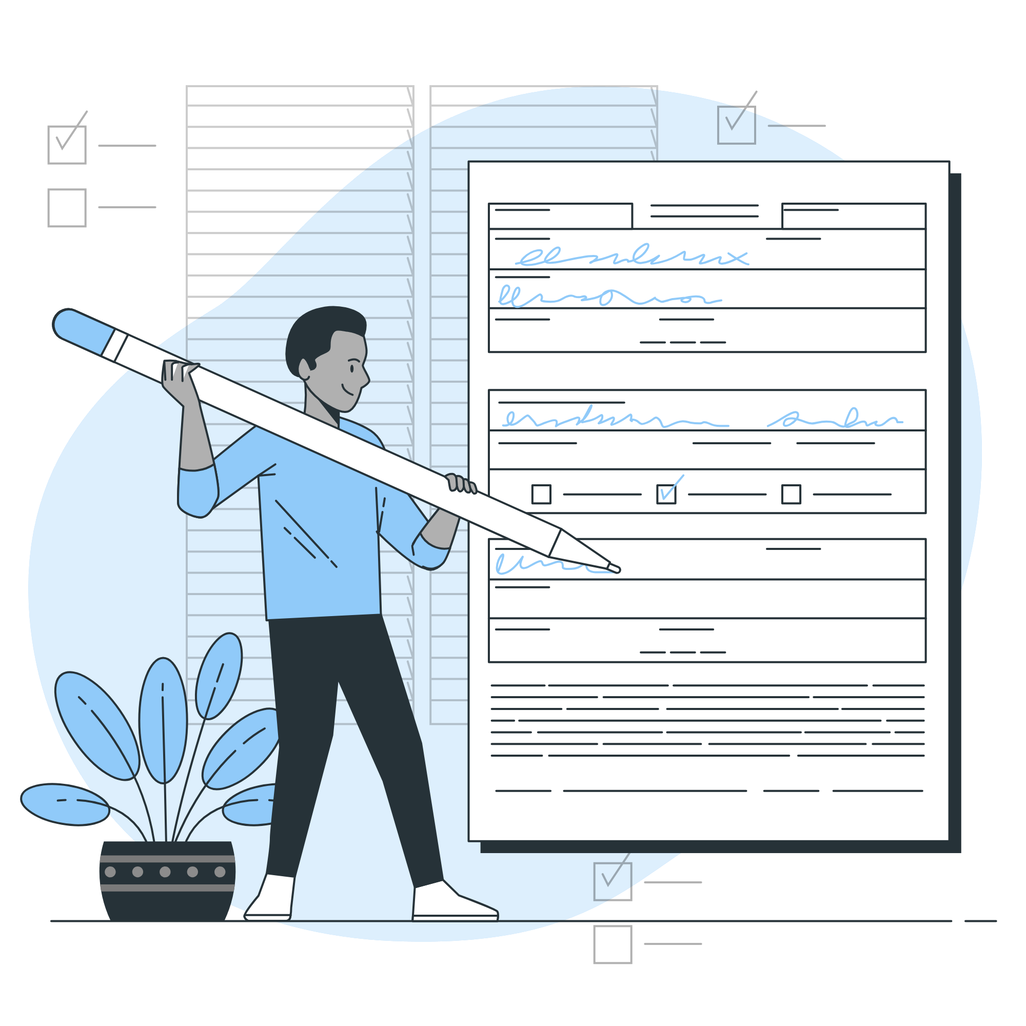 Fill out form
