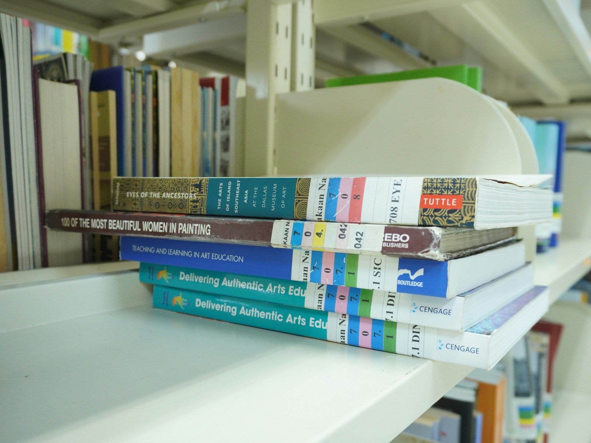Graduate student conducting advanced research