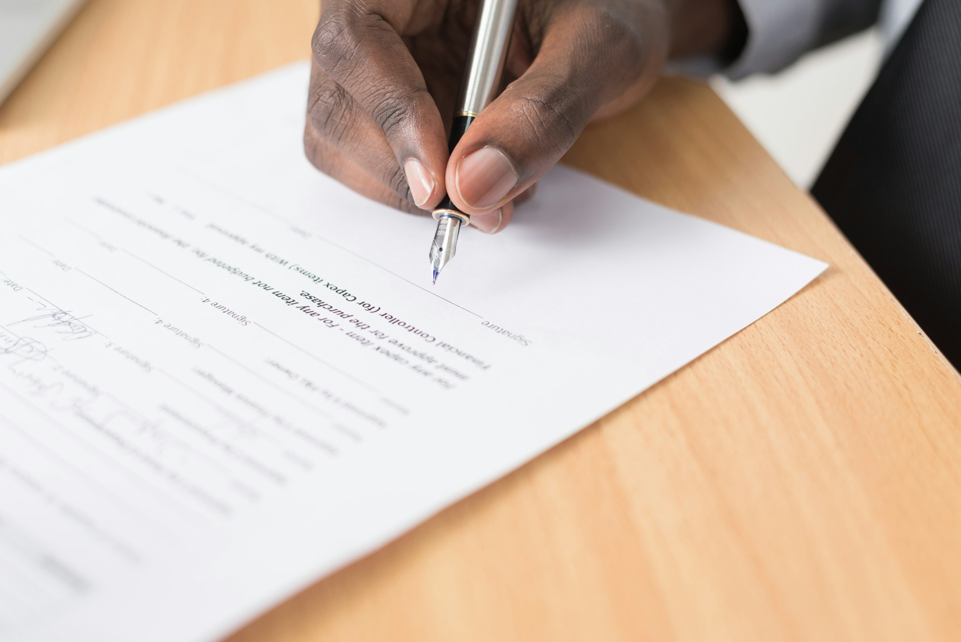 Magnifying glass over legal documents