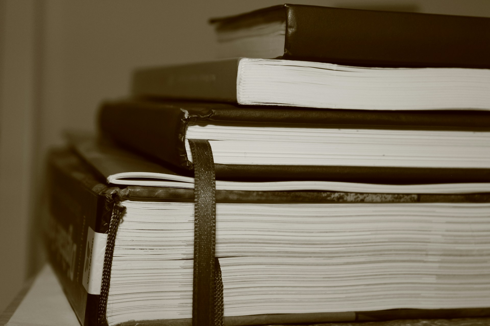 Student researching in a library